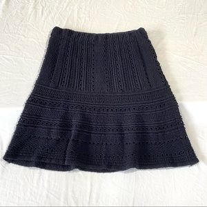 Zara knit black skirt